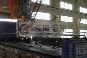 液压起重永磁铁吸吊长钢坯装车